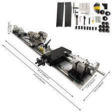 Cue Repair Lathe Dual Rail  Chuck Polishing Grinding Machine for Billiard Stick