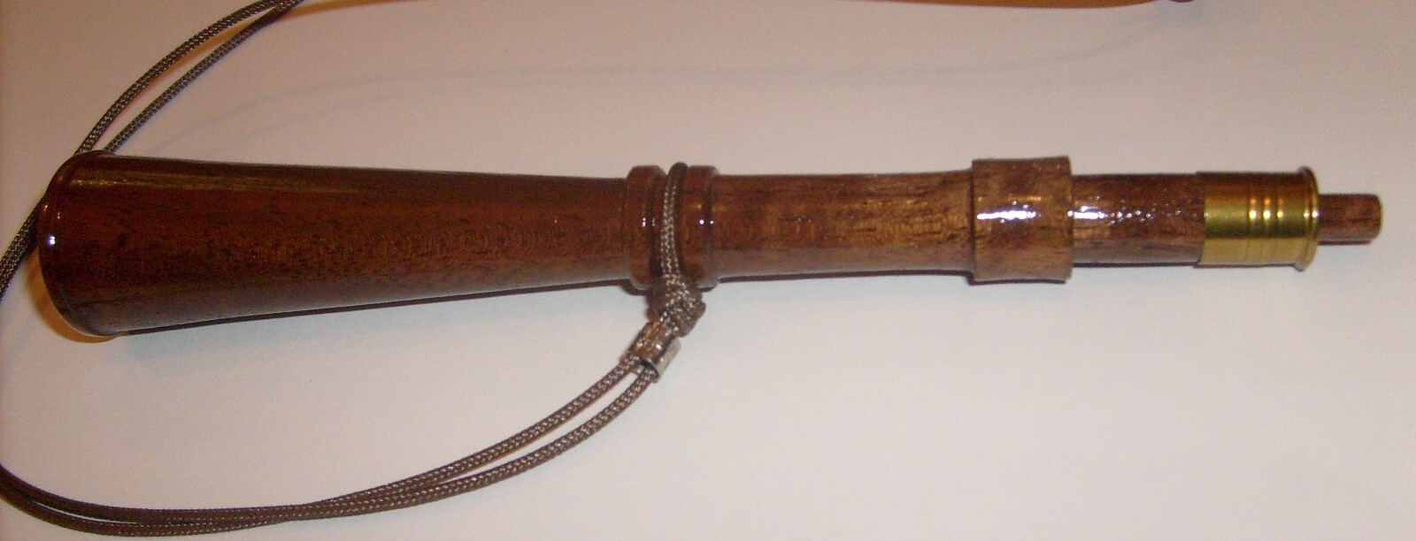 Trumpet Turkey Call made of Black Walnut w/ Adjustable Lanyard eBay