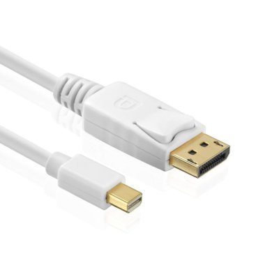 BIGtec 2 m mini Displayport auf Displayport Kabel 24K vergoldete Kontakte PC MAC