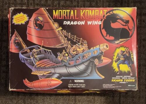 Vintage Hasbro Mortal Kombat Dragon Wing 1994 Very Rare FULLY SEALED -BRAND NEW - Picture 1 of 6
