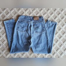 Vintage 90s Rare Levi s Orange Tab 15921 Tapered Leg High Waist Mom Jeans Size12