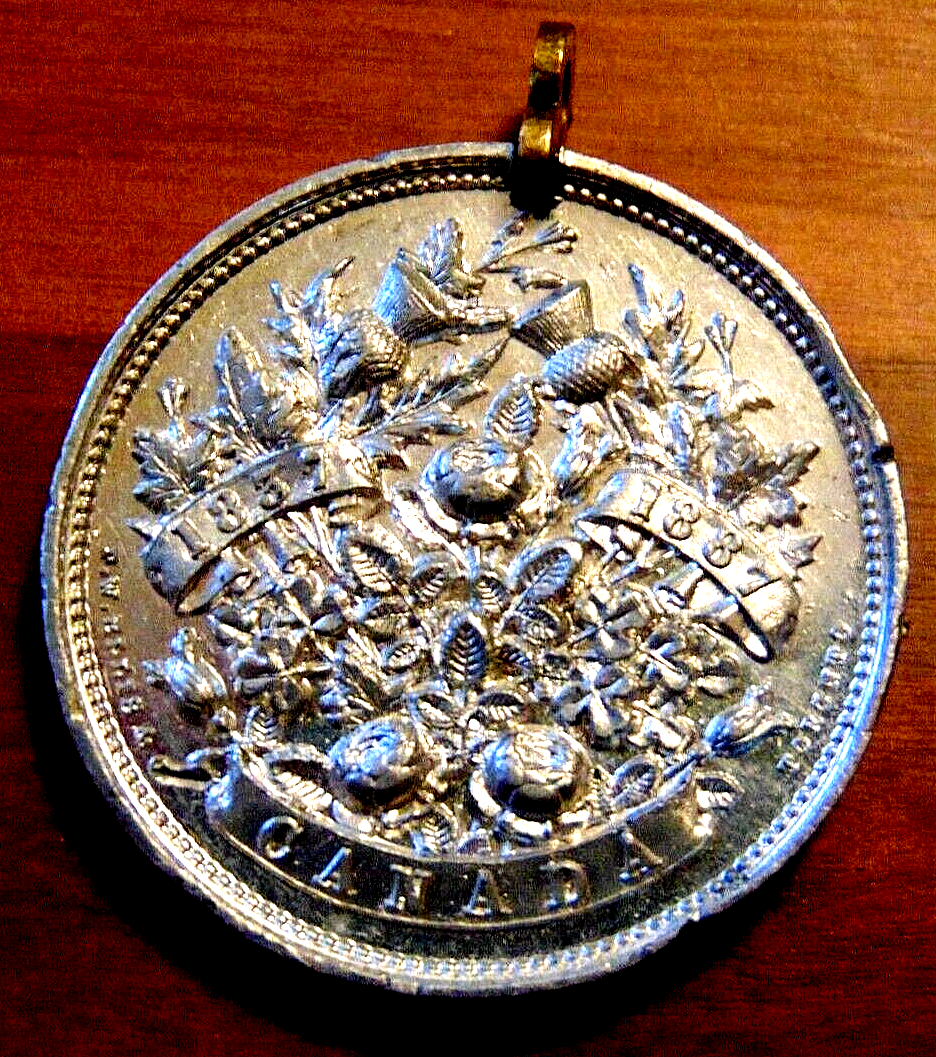 QUEEN VICTORIA DIAMOND JUBILEE 1837-1897 MEDAL RARE TORONTO