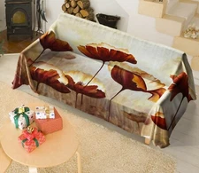 3D Flowers A3984 Sofa Cover High Stretch Lounge Slipcover Protector Couch Cover