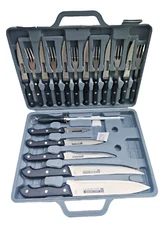 Messer Gourmet Traditions Stainless Steel 18 Piece Knife Set & Cultery Table Set