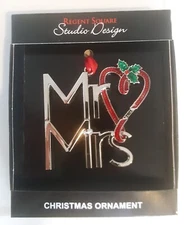 Regent Square Studio Design Mr. & Mrs. 2022 Christmas Ornament BRAND NEW