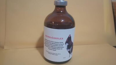 Amino Complex (aminoplex) 100ml for Rooster and Fowl Health, Nite Owl Brand