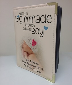 personalised baby boy photo album
