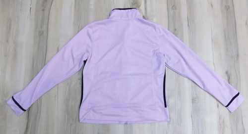 Adidas Full-zip Sweatshirt Jacket Size M Medium - pink stripes/pockets - Picture 2 of 2