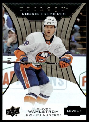 2019-20 Upper Deck Trilogy Oliver Wahlstrom Rookie 121/999 New York Islanders