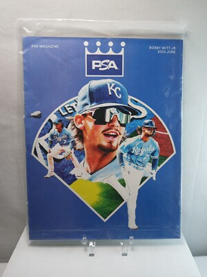 2023 June PSA Magazine Bobby Witt Jr Kansas City Royals Baseball Sealed in bag