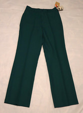 Vintage 80s SURALINE FLEX womens green pants size 18 31 x 31.5 NWT