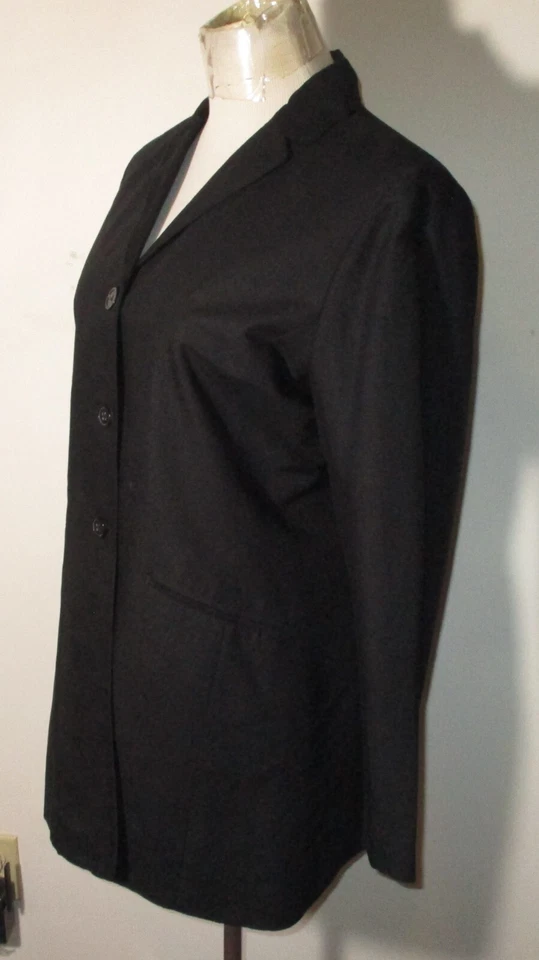 Chaqueta de lino negra para mujer ANN TAYLOR talla 6 Foto 4 de 4