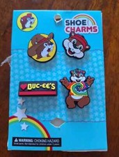 4 Buc-ee's Decorative Shoe Charms - Brand New