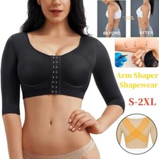 Women Arm Shaper Compression Sleeve Post Surgery Posture Corrector Tank Top Slim