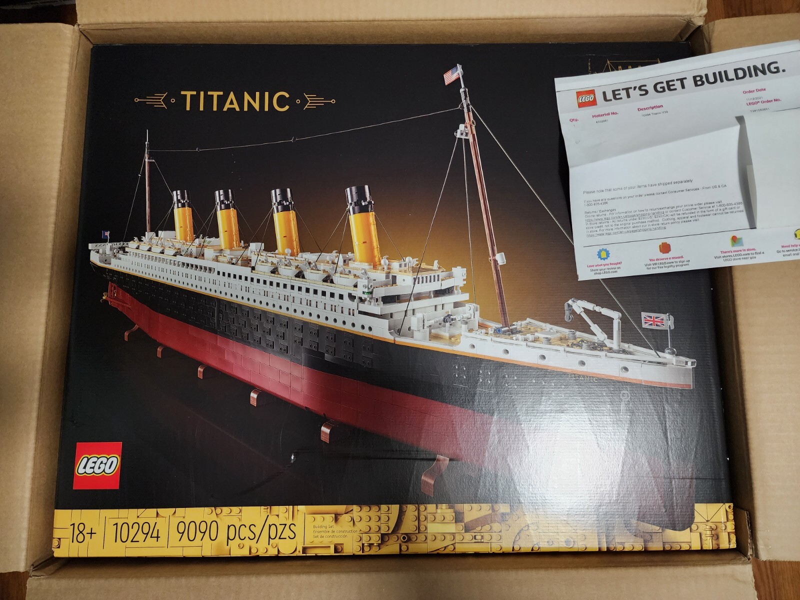 Titanic Lego set 10294 new eBay