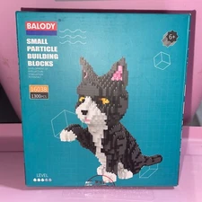 BALODY TUXEDO CAT (16038) 1300 PCS Small Particle Building Blocks SEALED Rare!