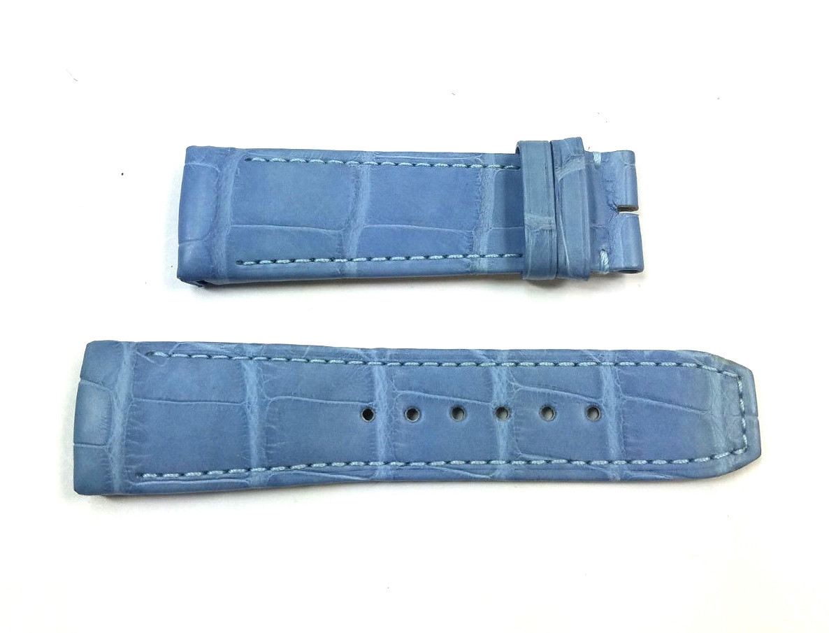 23mm X 20mm Baby Blue Alligator Baume Mercier Band