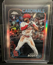 Victor Scott RC 2024 Topps Chrome - Refractor - #251 -  St. Louis Cardinals