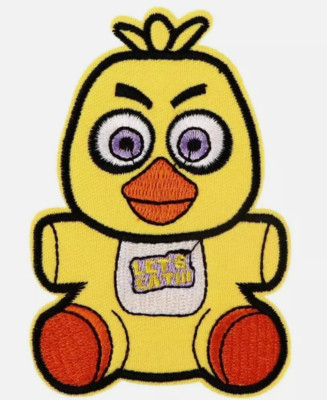 4'' - Five Nights at Freddy's - CHICA CHICKEN - Iron on Embroidered Patch