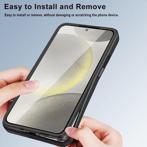 Für Xiaomi Redmi Note 14 5G Full Cover 360 Acrylic Hybrid TPU Hülle Case Schwarz - 第 2/7 張圖片