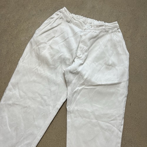 Jungmaven Hemp & Organic Cotton Twill Blend Joggers Small White Campy Pant - Picture 2 of 7