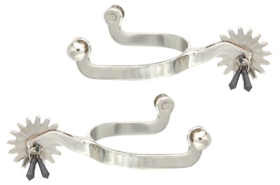 Western Jingle Bob Spurs - Stainless Steel