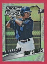 2014 Panini Prizm Draft Picks Troy Stokes Milwaukee Brewers #34