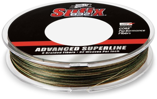 Sufix 832 Advanced Superline Braid Camo Braided Freshwater & Bass Fishing Line - Picture 2 of 2