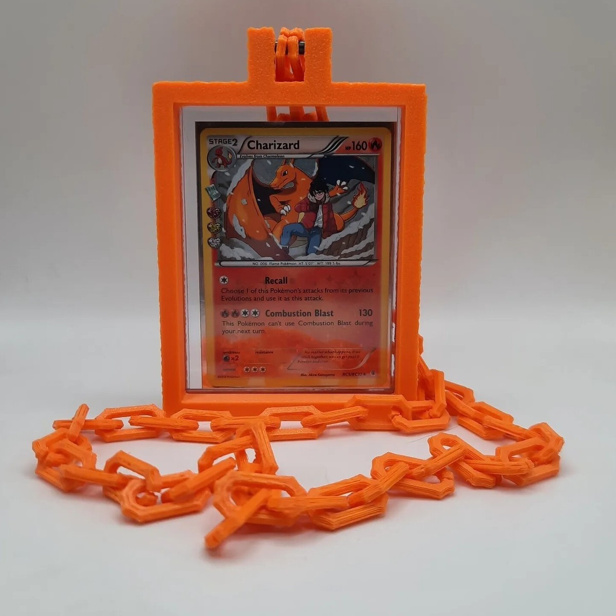 charizard pokemon card necklace 10K GOLD DIAMOND CHARIZARD PENDANT 1.41 ct Yellow GOLD main image 0