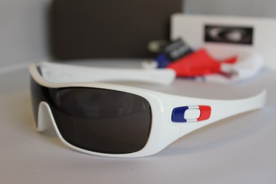 New Oakley France Country Flag Antix Polished White Sunglasses World Cup