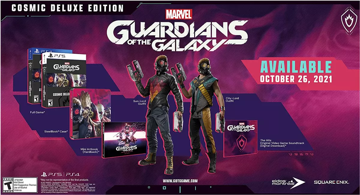 Marvel's Guardians of the Galaxy PlayStation 4 with Free Upgrade to the  Digital PS5 Version