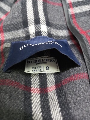Burberry London Coat Jacket Men's Winter Wool Nova check Lining