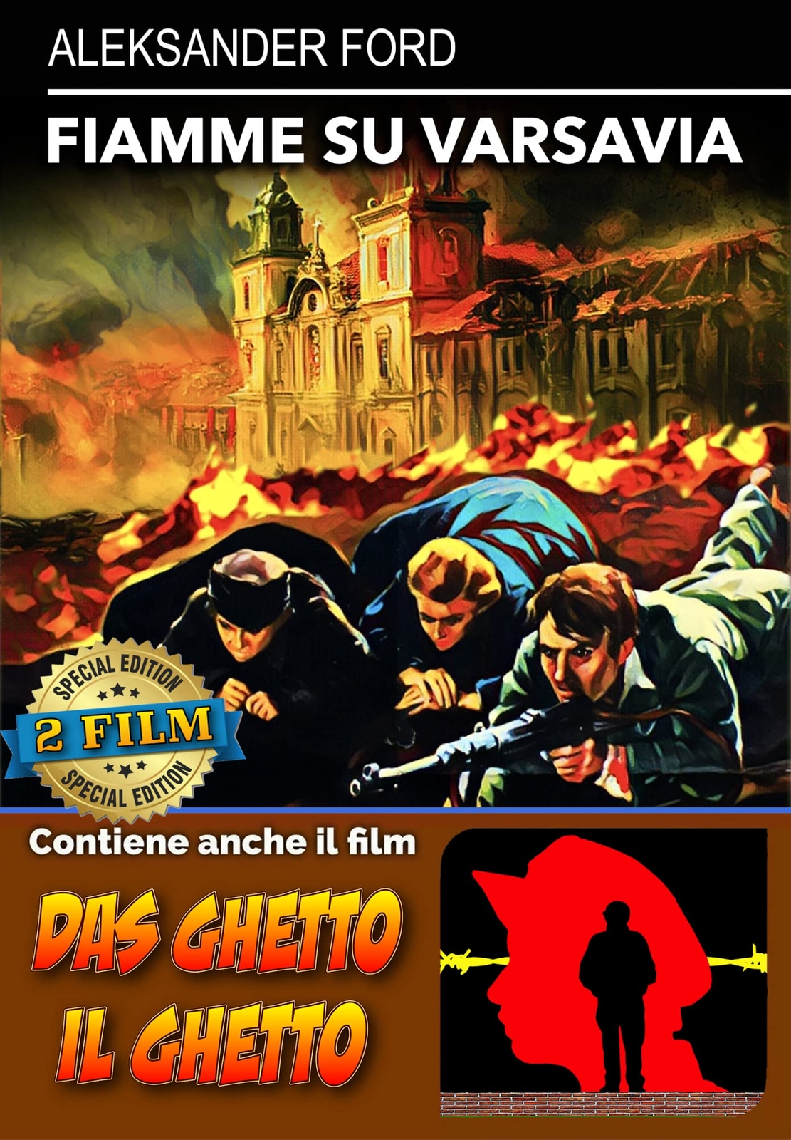 FIAMME SU VARSAVIA (1948) + DAS GHETTO -IL GHETTO (1942) (DVD)