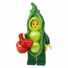 Official LEGO Minifigure Series 20: Pea Pod Girl - all pieces included!
