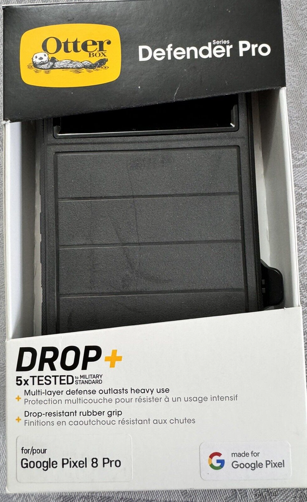 OtterBox Defender Series Case & Holster for Google Pixel 8 Pro - Black