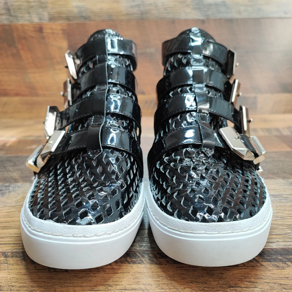 Zapatillas Mujer Jeffrey Campbell Indie-Hi Cuero Negras Talla 9M EE. UU. Foto 2 de 4