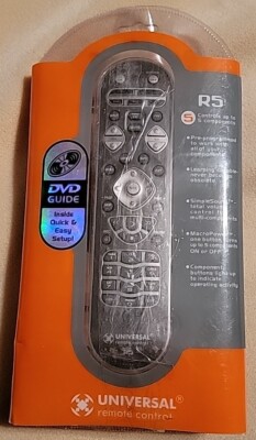 URC R5 Universal Programmable Remote Control URC -R5 Works w/ 350 Brands 