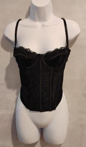 Sexy Black Corset style Bustier (M)