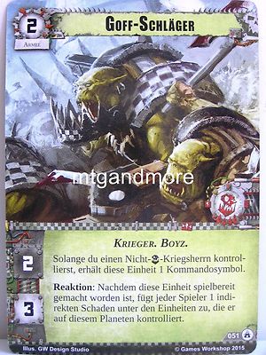 Warhammer 40000 Conquest LCG - Goff-Schläger  #051 - Legionen der Toten