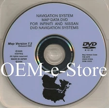 Only 2006 Infiniti Model G35 G35x Sedan Navigation System DVD U.S Canada Map 7.2