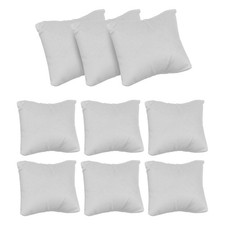 12pcs Velvet Bracelet Watch Pillow, Jewelry Display Pillow for Bracelet Grey
