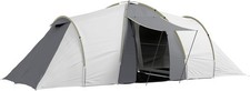 Outsunny 4-6 Man Tunnel Tent with 2 Bedroom, Living Area and Vestibule, Large