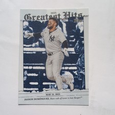 Jasson Dominguez New York Yankees 2026 Topps Greatest Hits GH-6