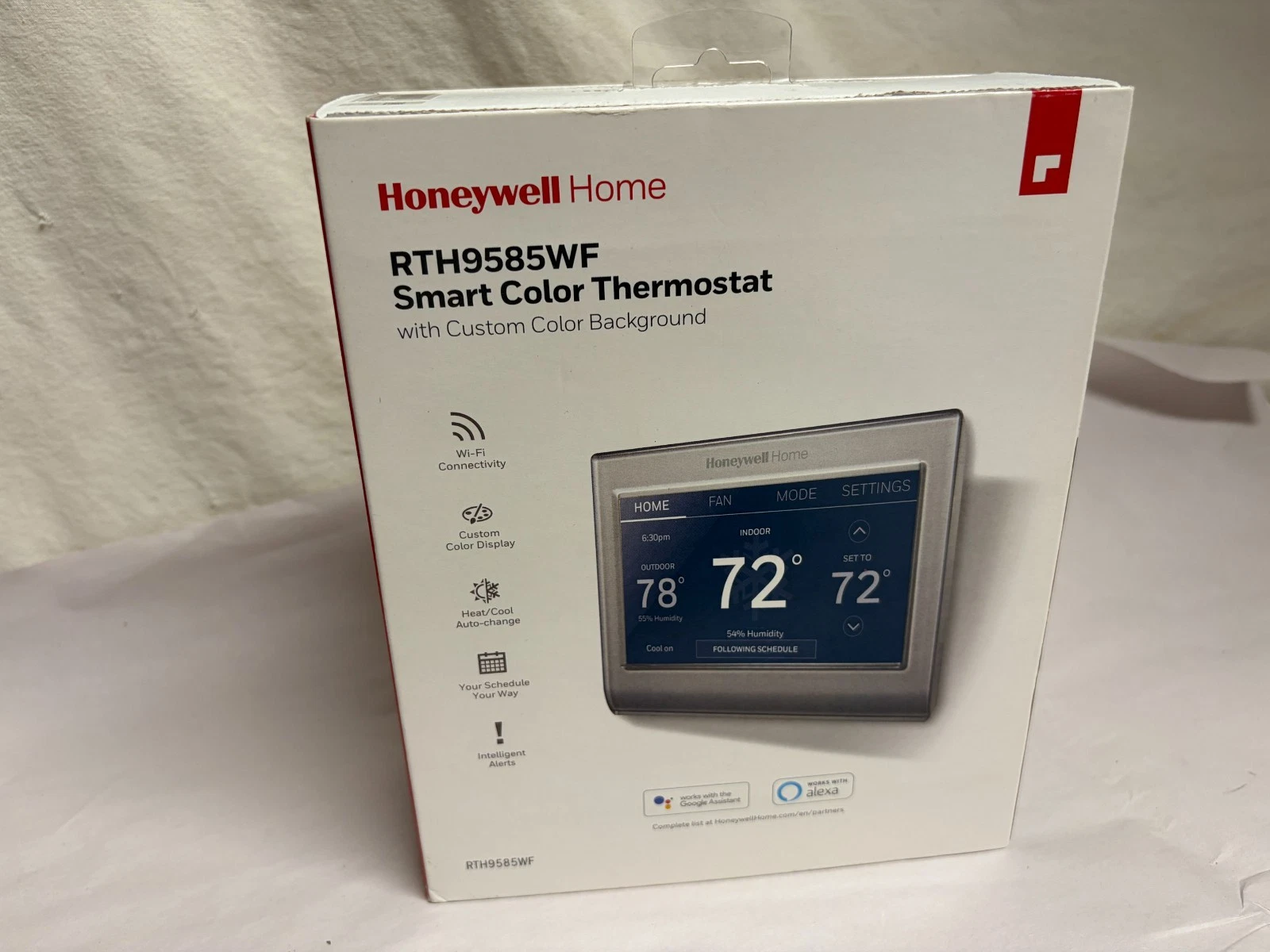 Honeywell Home RTH9585WF Wi-Fi Smart Color Thermostat Read