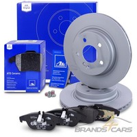 ATE Bremsscheiben+Ceramic BelÄGe Hinten FÜR Mercedes C-KLASSE W204 E-KLASSE C207