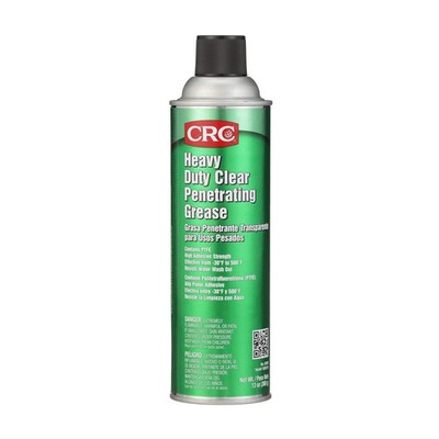 (4 Pack) CRC Heavy Duty Clear Penetrating Grease, 13 Wt Oz, 03056