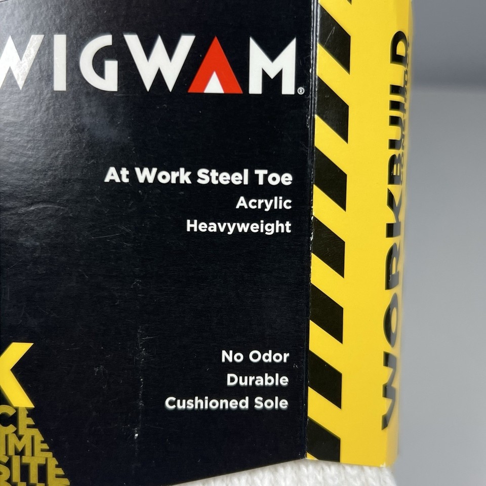 Chaussettes Basses Wigwam 40 Gris Bruyère – Homme XL (12-15 US) – Neuves Avec étiquettes