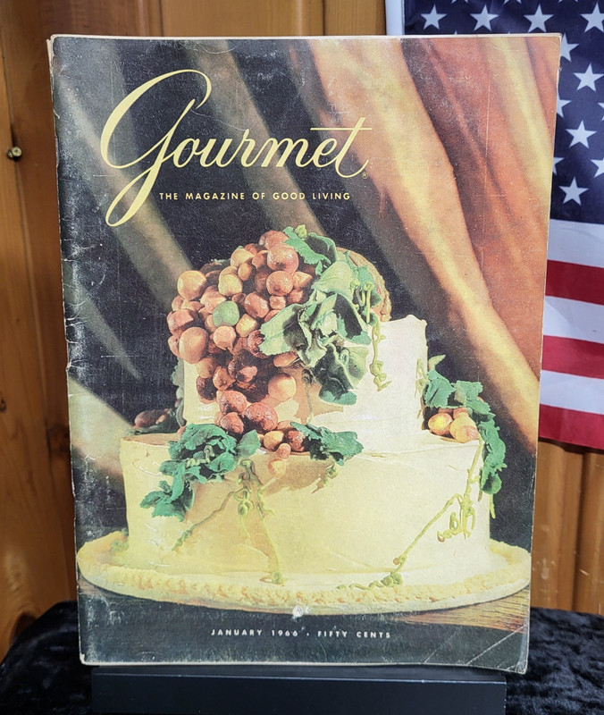 GOURMET magazine January 1966