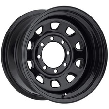 Vision 84 D Window 15x7 5x5.5 -6mm Gloss Black Wheel Rim 15 Inch