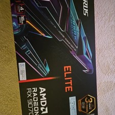 AORUS Radeon RX 9070 XT Elite Graphics Card 16GB RAM Official